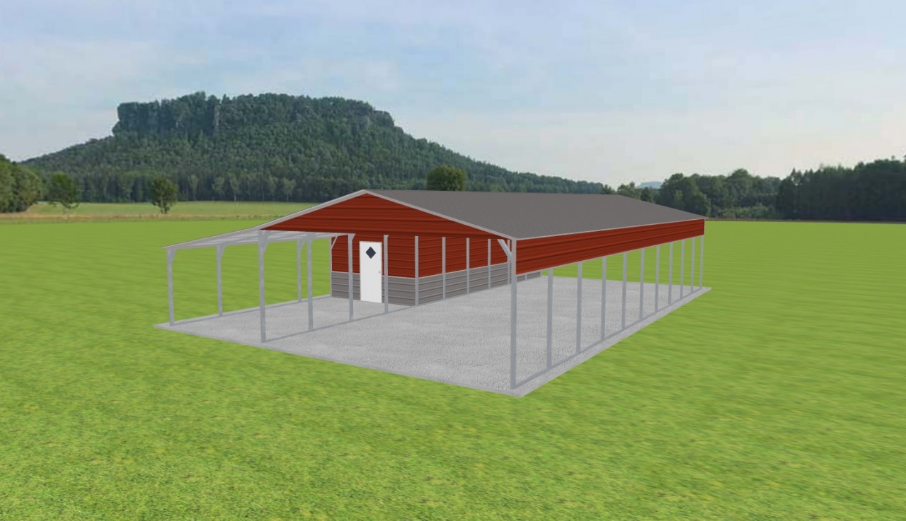 Carport with Storage 22 x 50 x 9 — photo 1