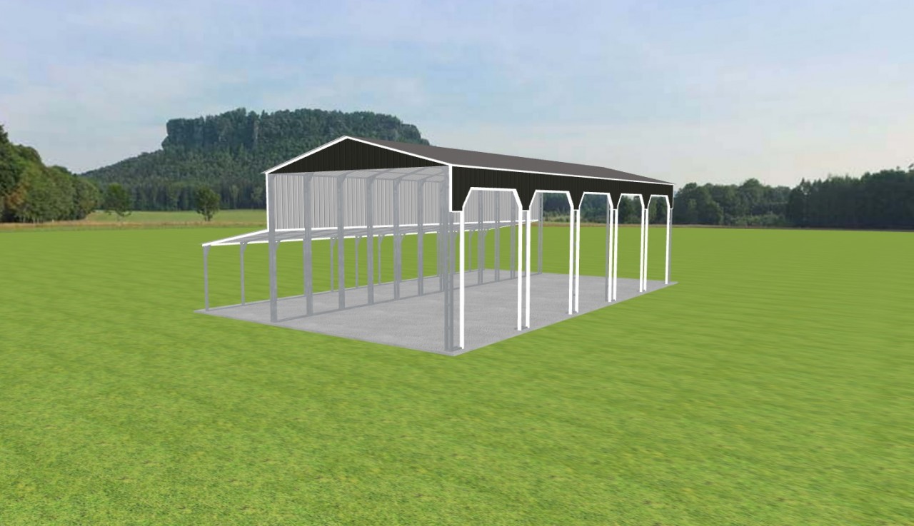 Carport 24 x 60 x 16 — photo 1
