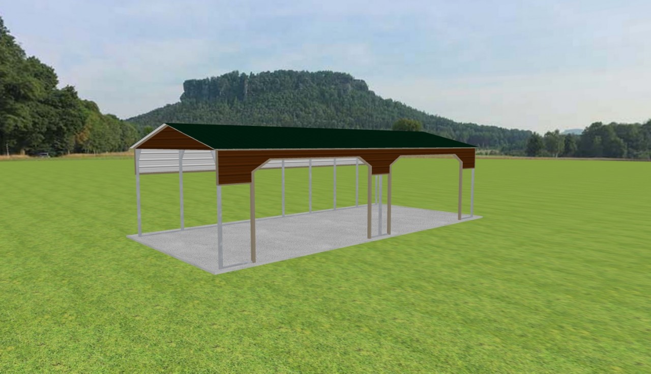 2 Car Carport 18 x 40 x 10 — photo 1