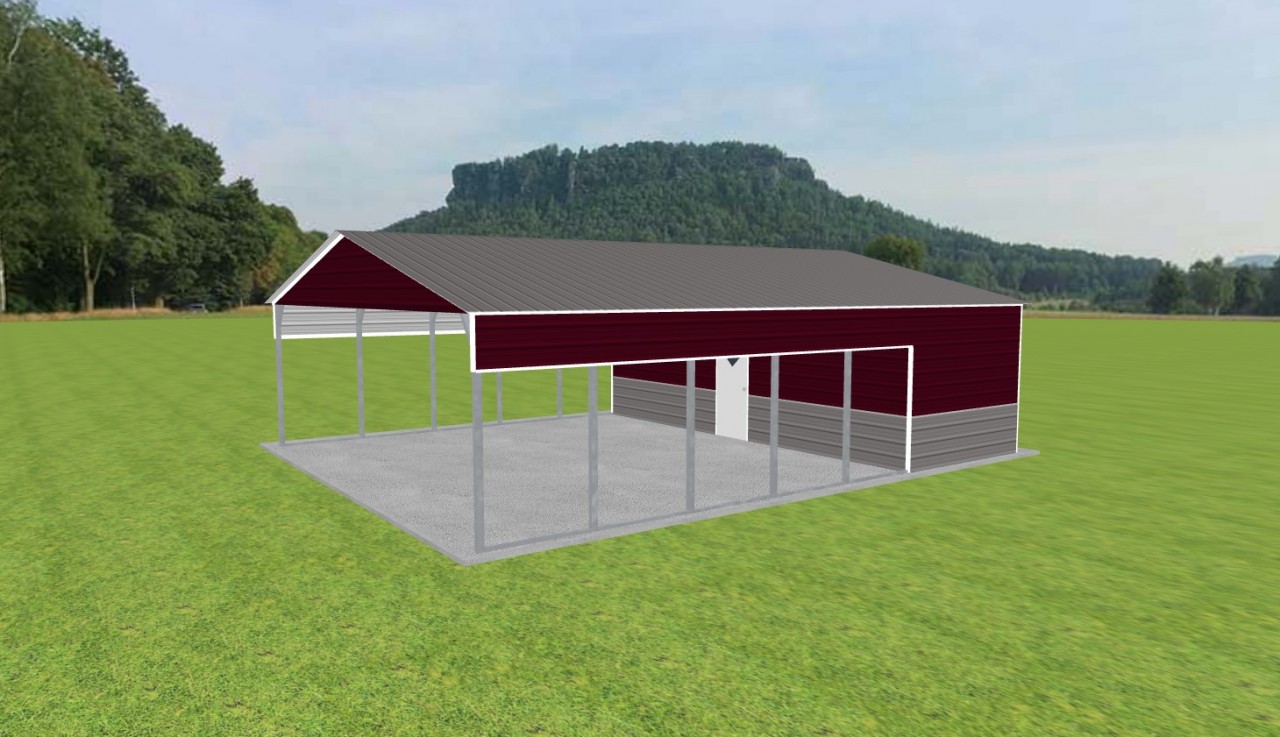 Carport with Storage 28 x 35 x 9 — photo 1
