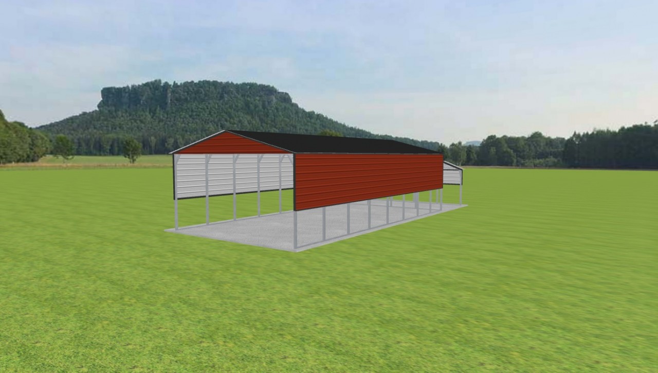 2 Car Carport 20 x 40 x 10 — photo 1