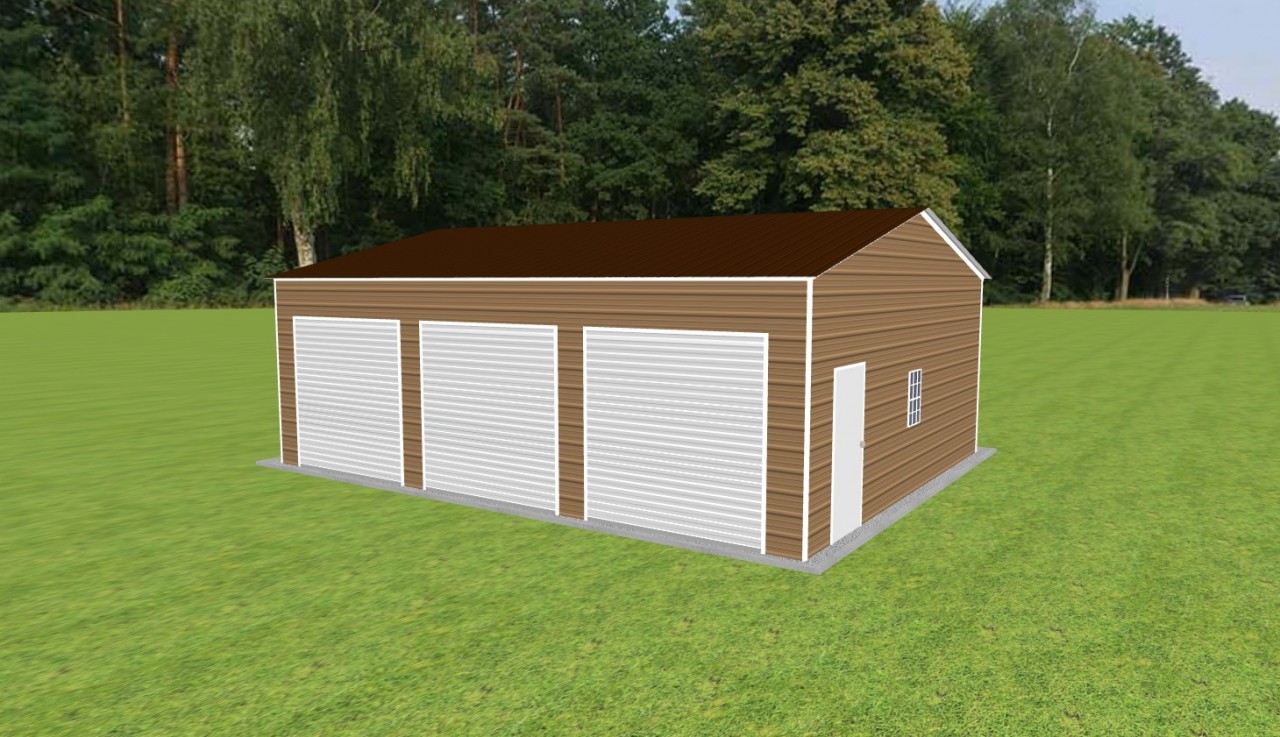 3 Car Garage 24 x 30 x 10 — photo 1