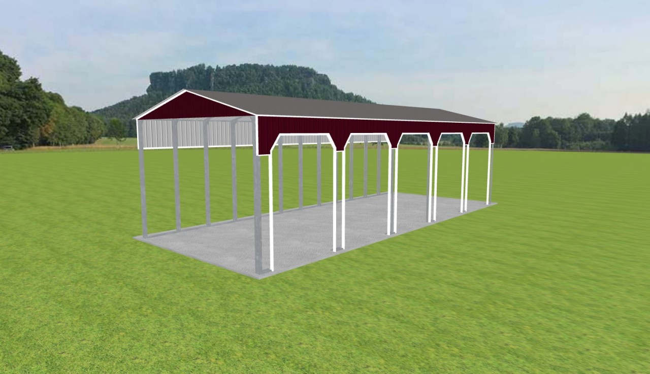 Carport 24 x 60 x 16 — photo 1