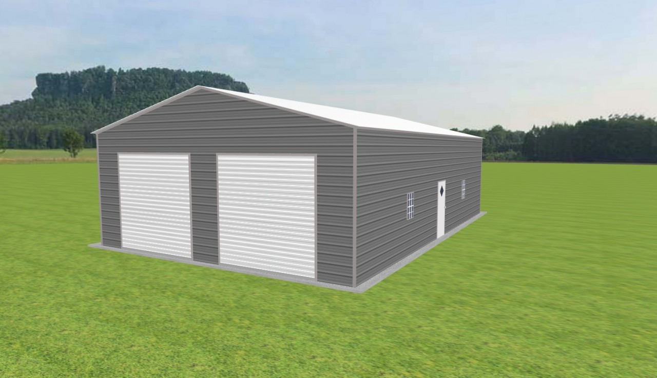 2 Car Garage 30 x 45 x 12 — photo 1