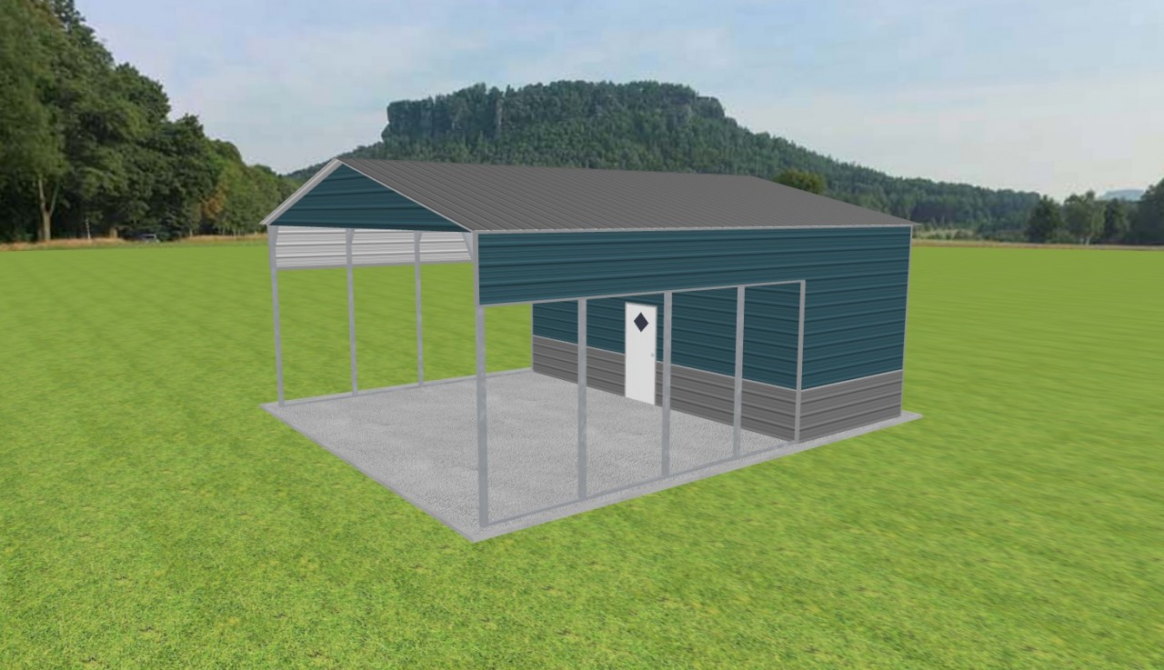 Carport with Storage 26 x 30 x 12 — photo 1
