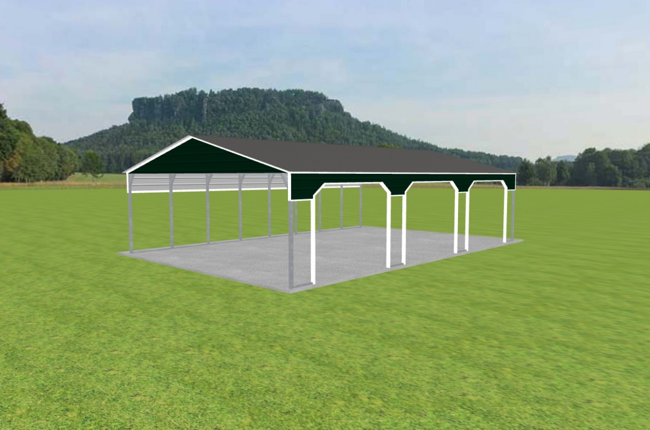 3 Car Carport 26 x 40 x 9 — photo 1