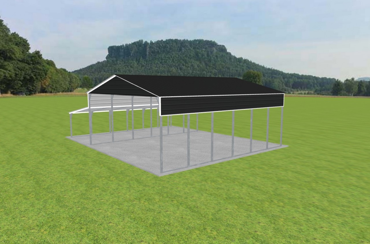 3 Car Carport 26 x 30 x 11 — photo 1