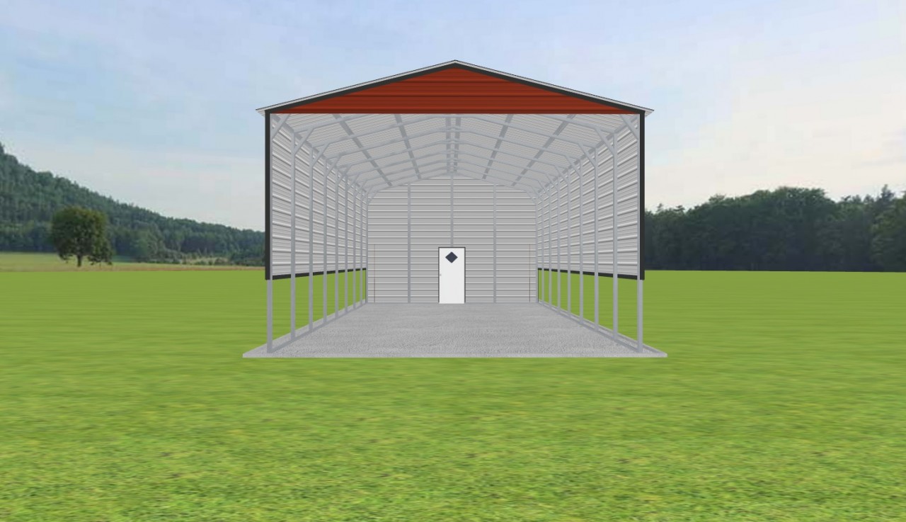 Carport with Storage 20 x 40 x 13 — photo 1