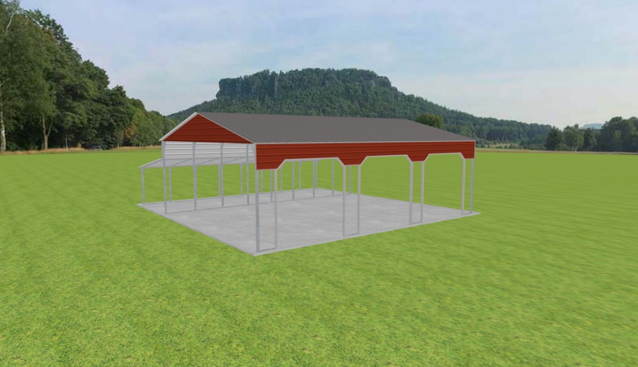 3 Car Carport 30 x 40 x 12 — photo 1