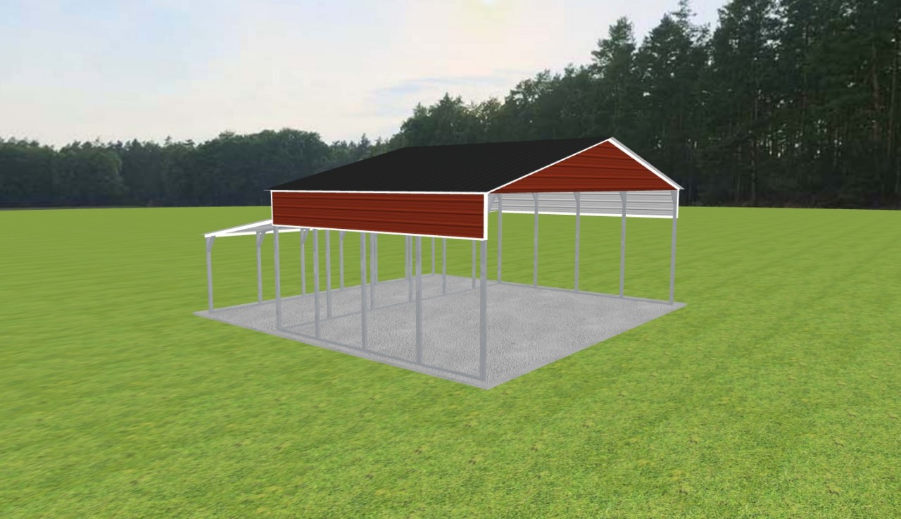 3 Car Carport 30 x 20 x 11 — photo 1