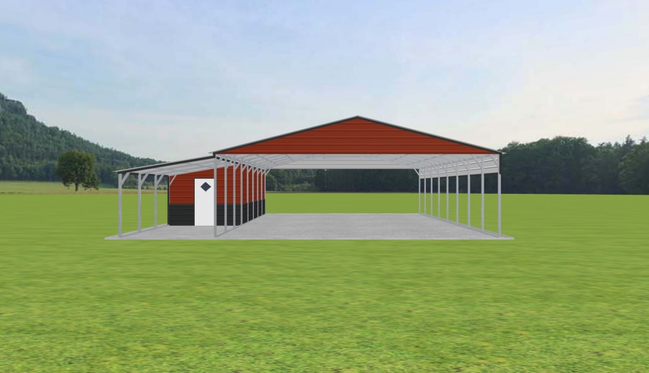 Carport with Storage 30 x 40 x 9 — photo 1