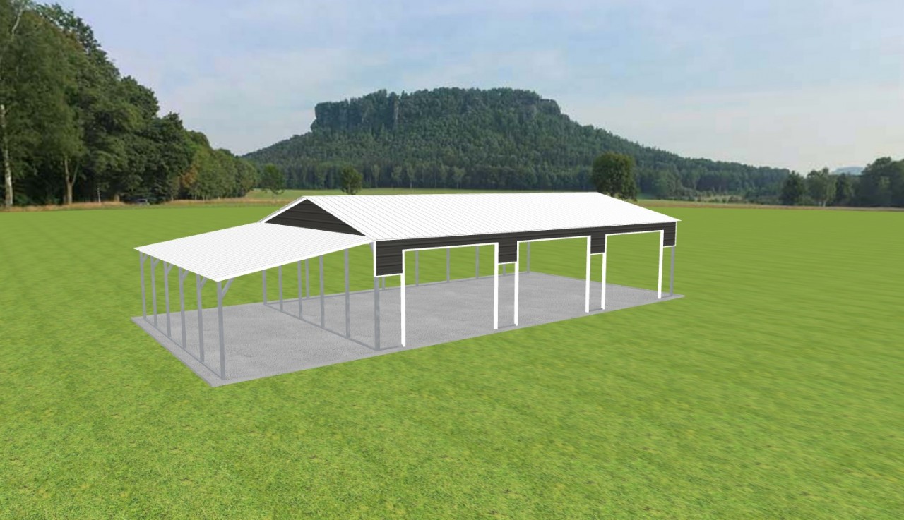 3 Car Carport 24 x 40 x 9 — photo 1