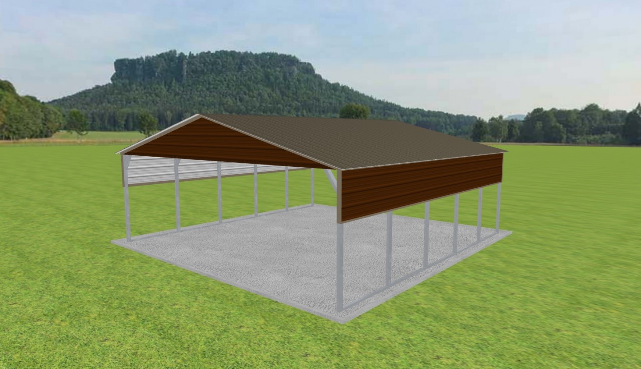Carport 24 x 25 x 8 — photo 1
