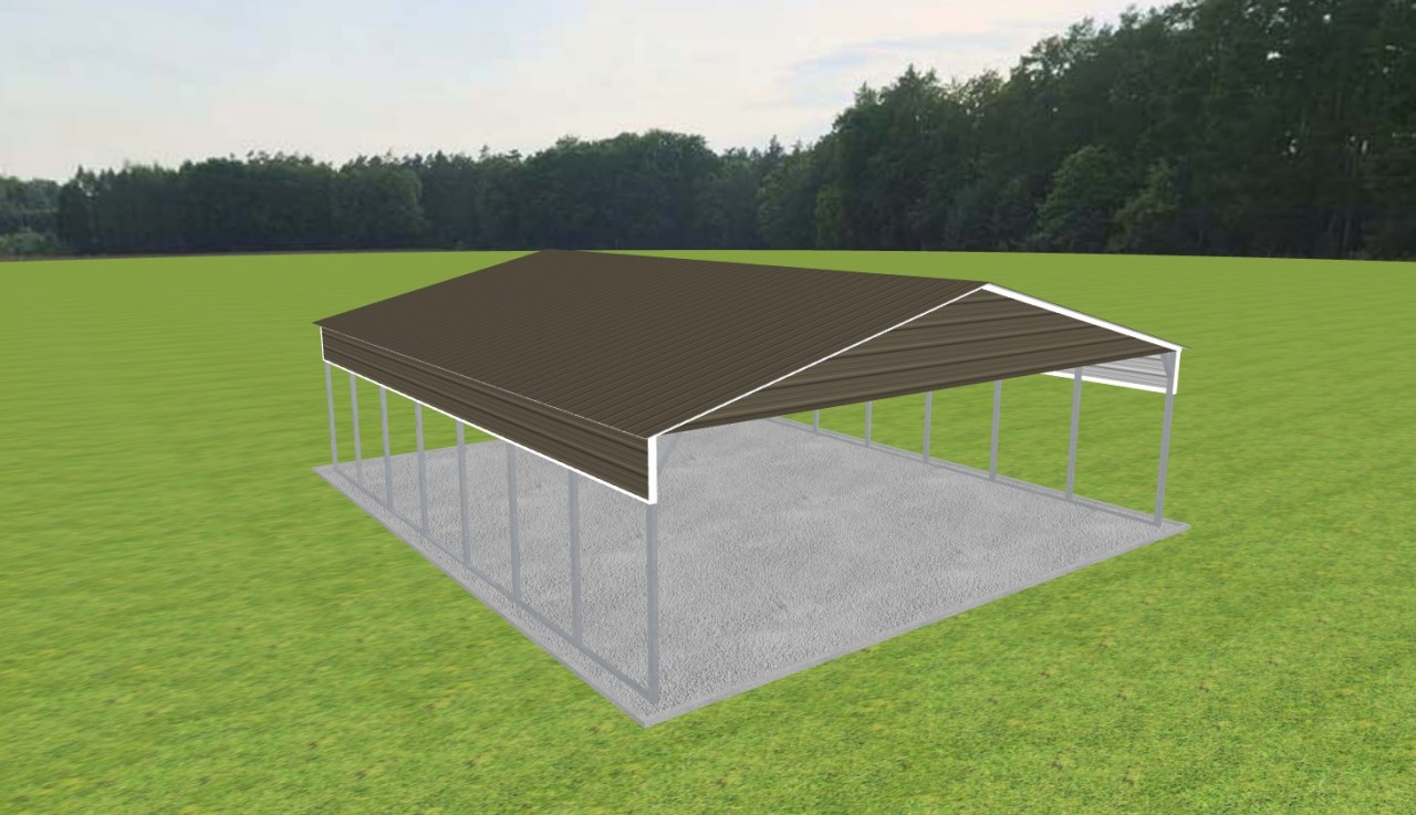 3 Car Carport 30 x 35 x 9 — photo 1