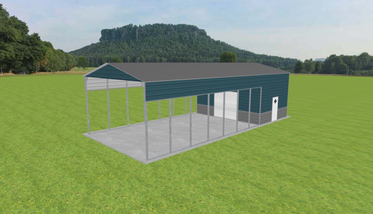 Carport with Storage 22 x 50 x 13 — photo 1