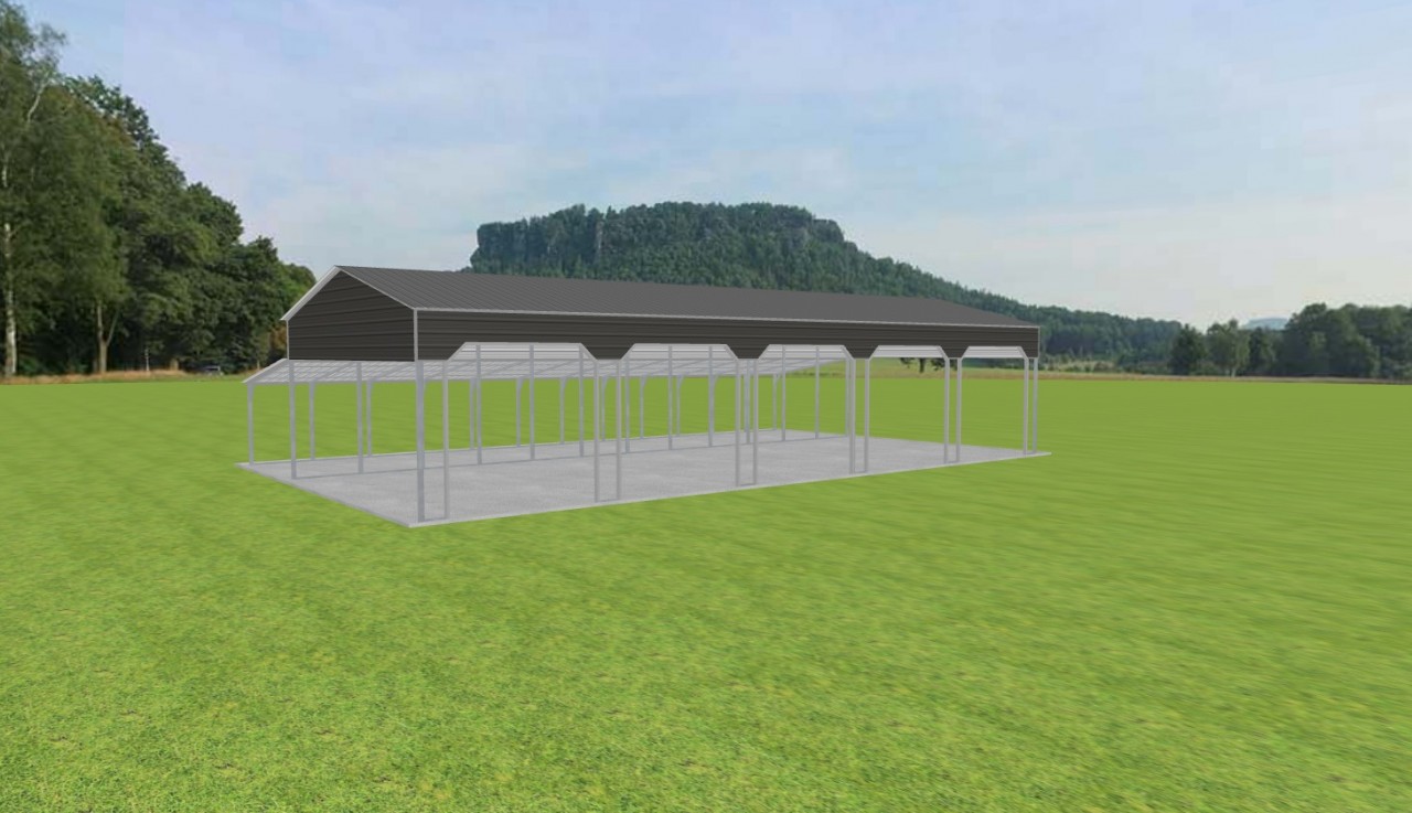 Carport 24 x 60 x 12 — photo 1