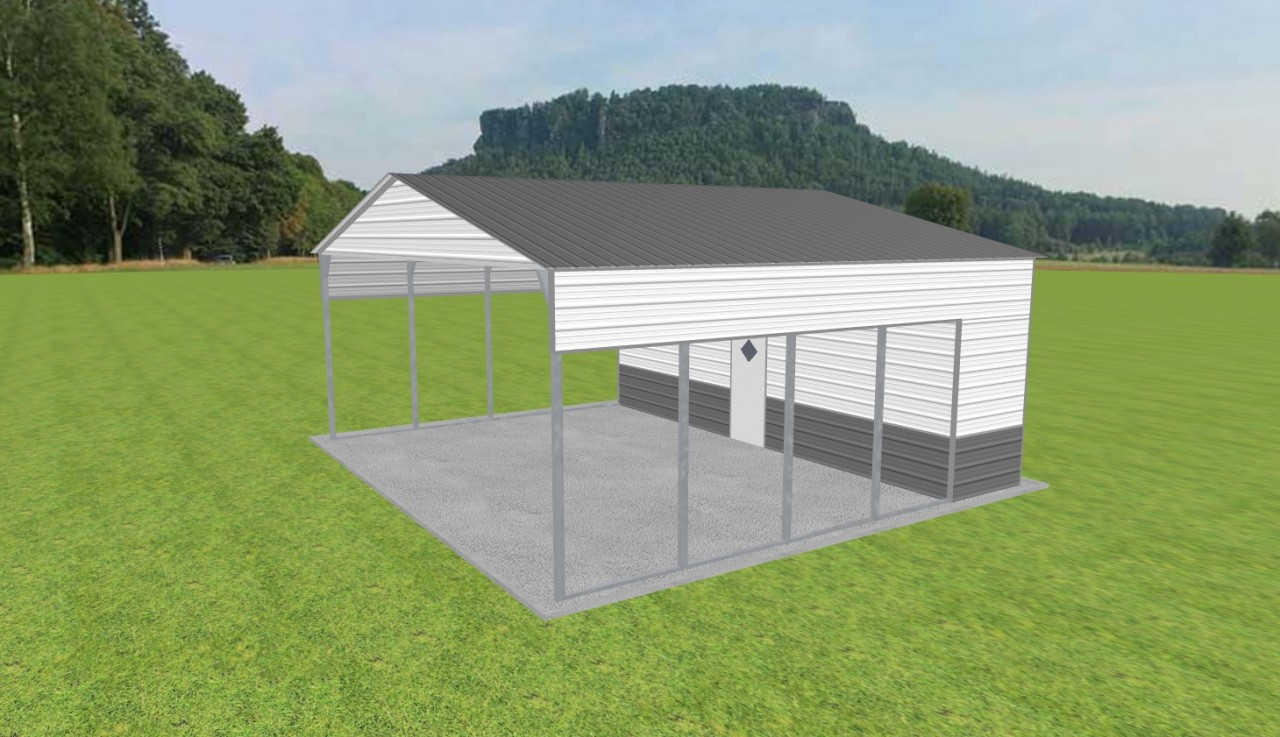 Carport with Storage 28 x 25 x 11 — photo 1