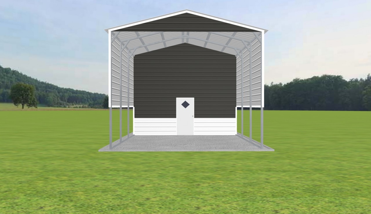 Carport with Storage 18 x 20 x 14 — photo 1