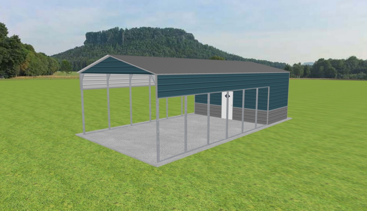 Carport with Storage 20 x 40 x 11 — photo 1