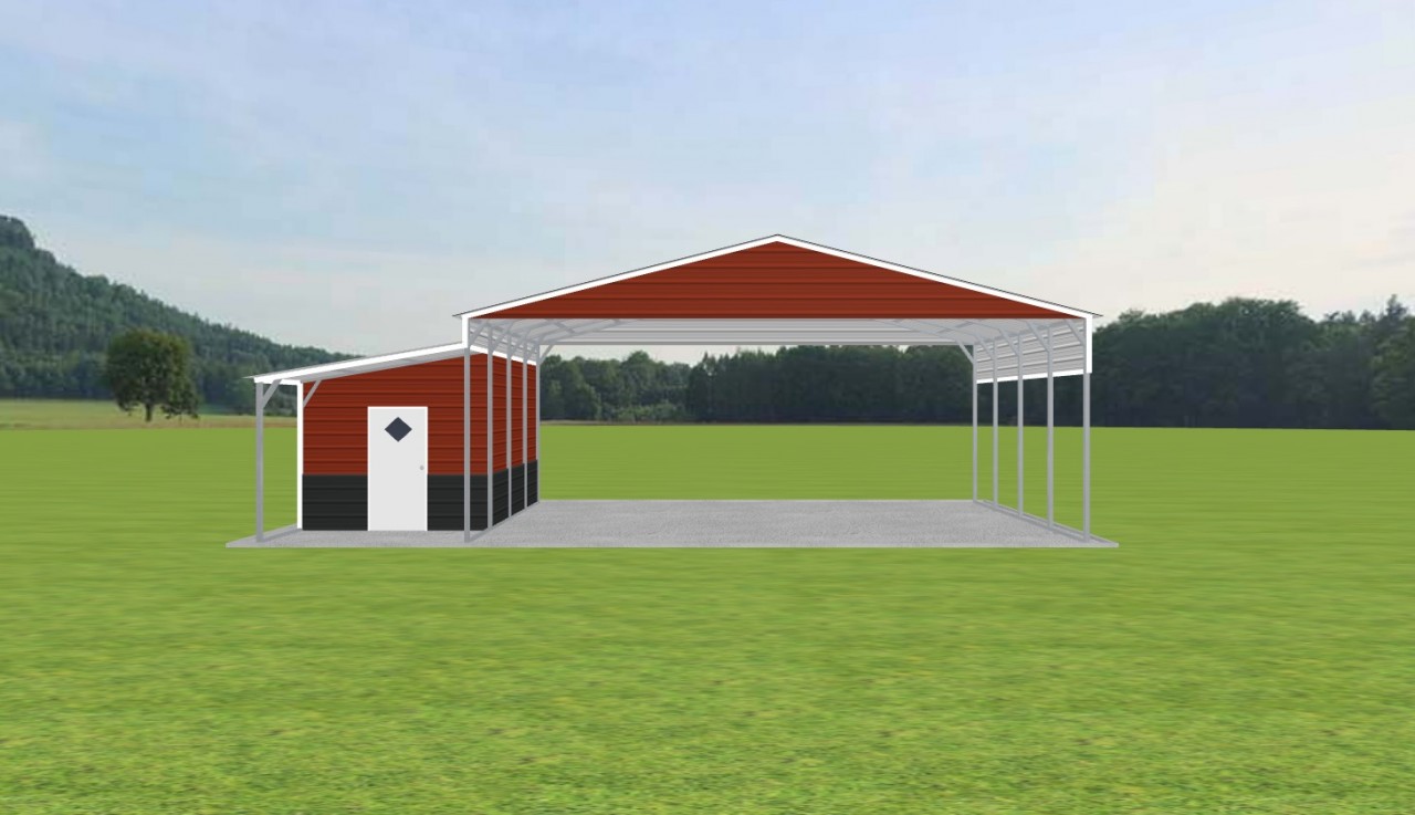 Carport with Storage 30 x 20 x 11 — photo 1