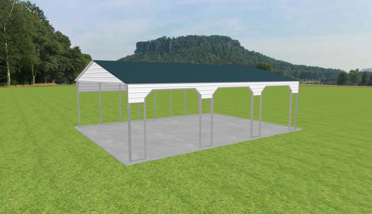 3 Car Carport 30 x 40 x 11 — photo 1