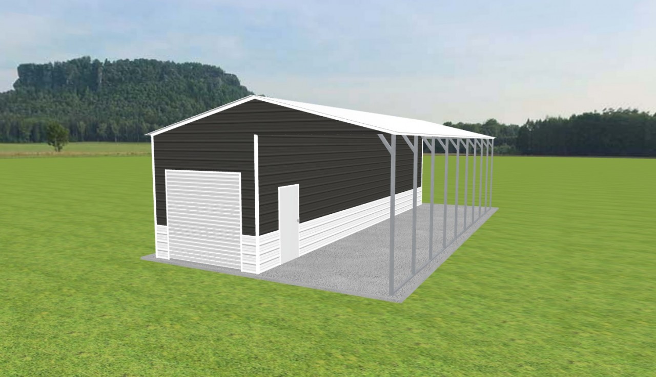Carport with Storage 22 x 45 x 11 — photo 1