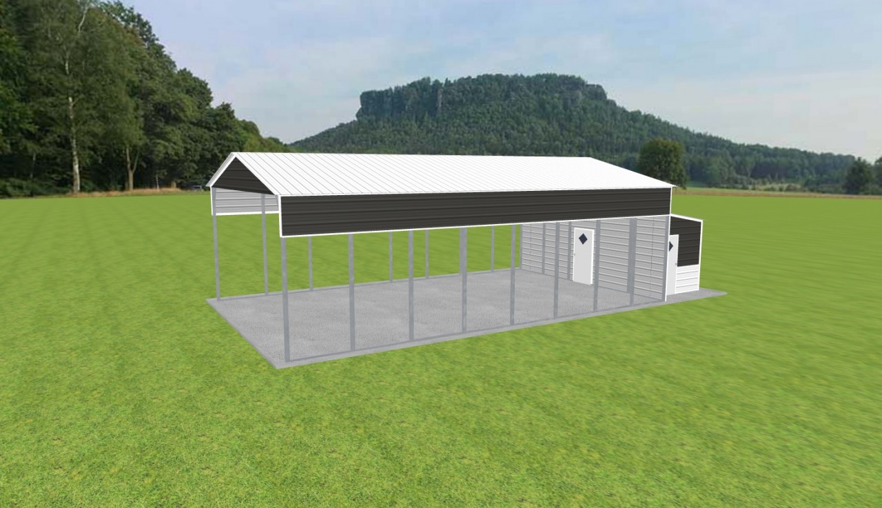Carport with Storage 24 x 40 x 12 — photo 1