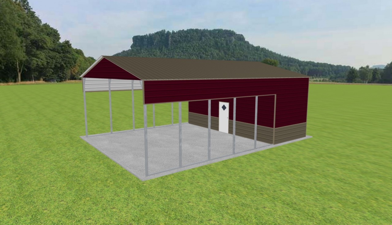 Carport with Storage 26 x 35 x 12 — photo 1