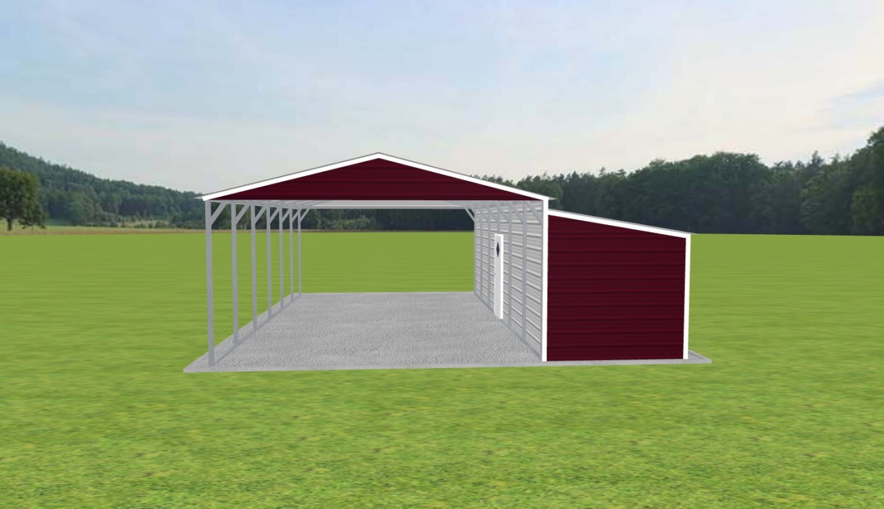 Carport with Storage 18 x 30 x 9 — photo 1