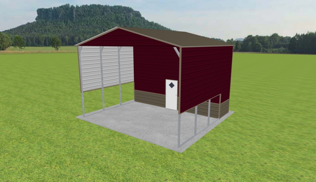 Carport with Storage 22 x 20 x 14 — photo 1