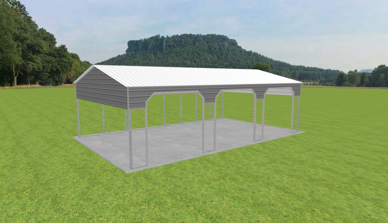 3 Car Carport 24 x 40 x 11 — photo 1