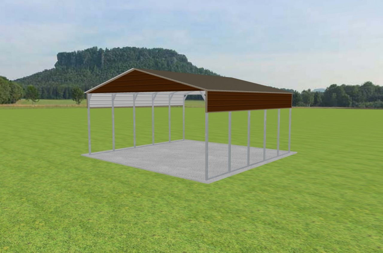 3 Car Carport 26 x 25 x 11 — photo 1