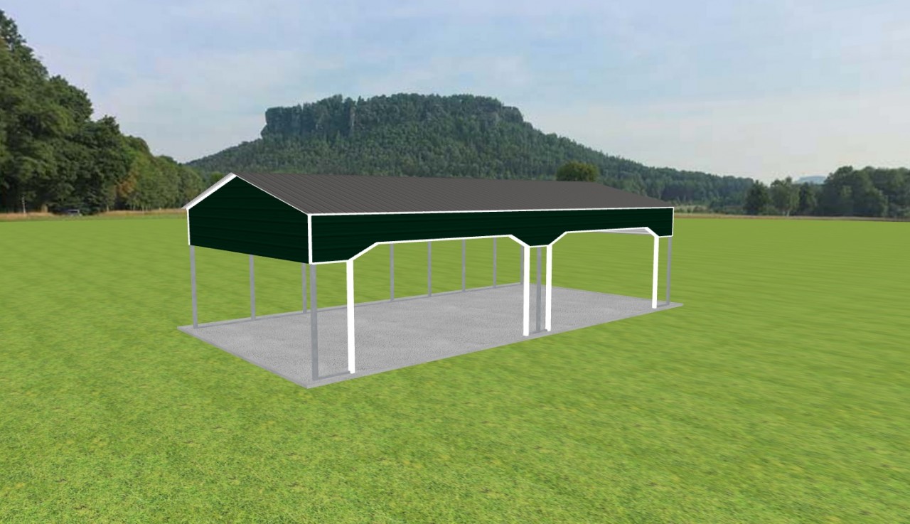 2 Car Carport 20 x 40 x 10 — photo 1