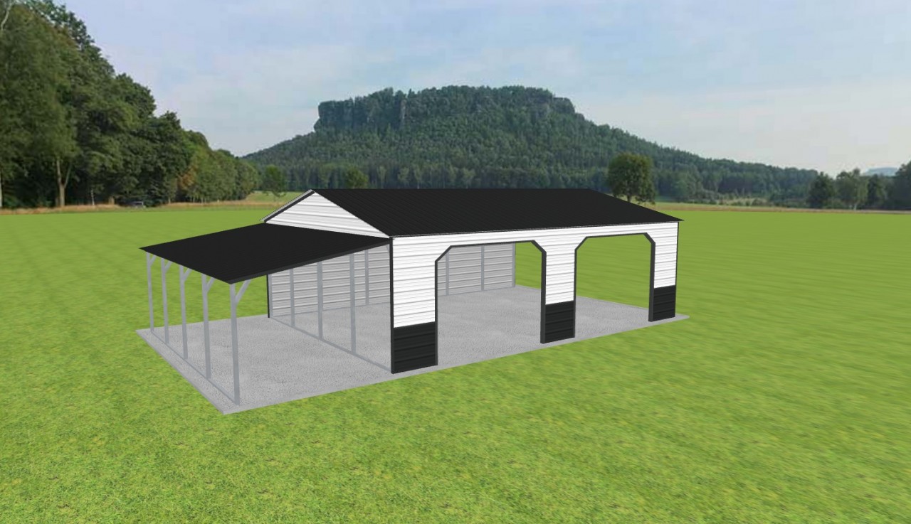 2 Car Carport 22 x 30 x 9 — photo 1