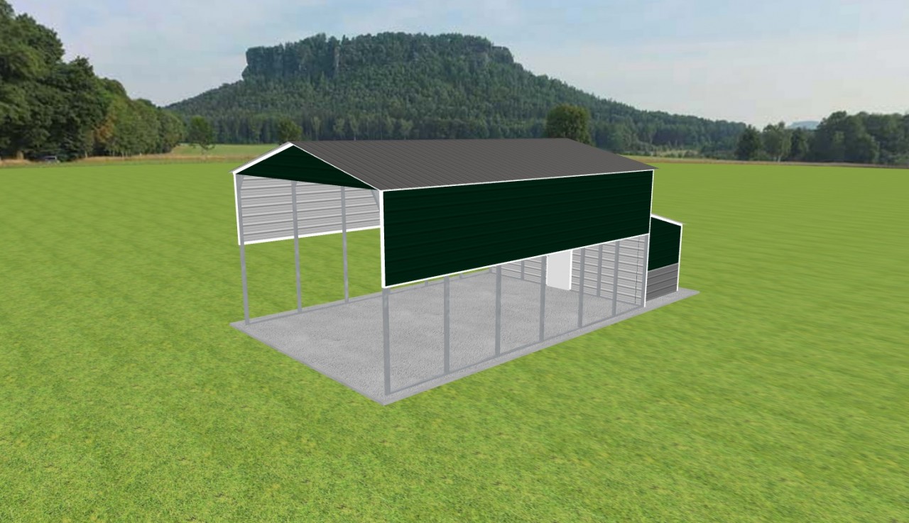 Carport with Storage 20 x 30 x 13 — photo 1