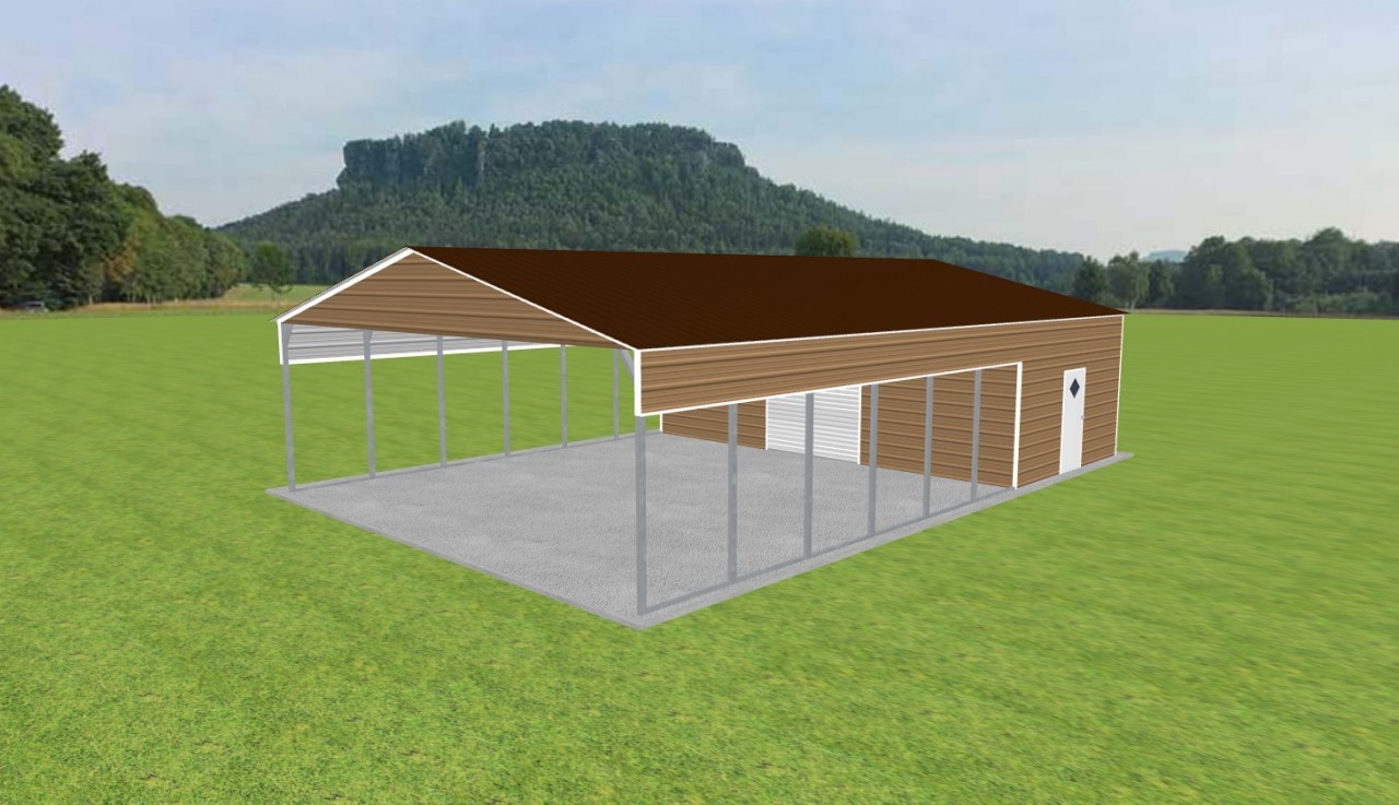 Carport with Storage 30 x 45 x 9 — photo 1