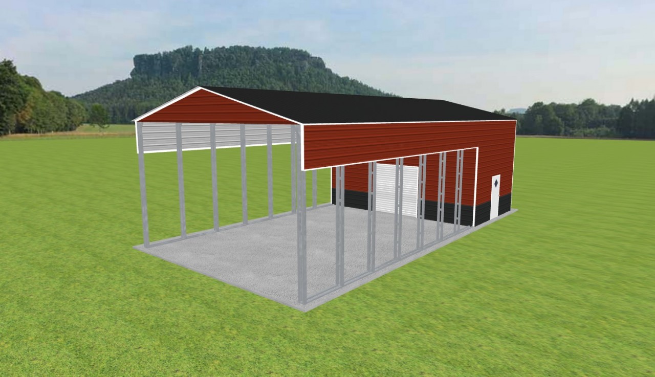 Carport with Storage 26 x 50 x 15 — photo 1