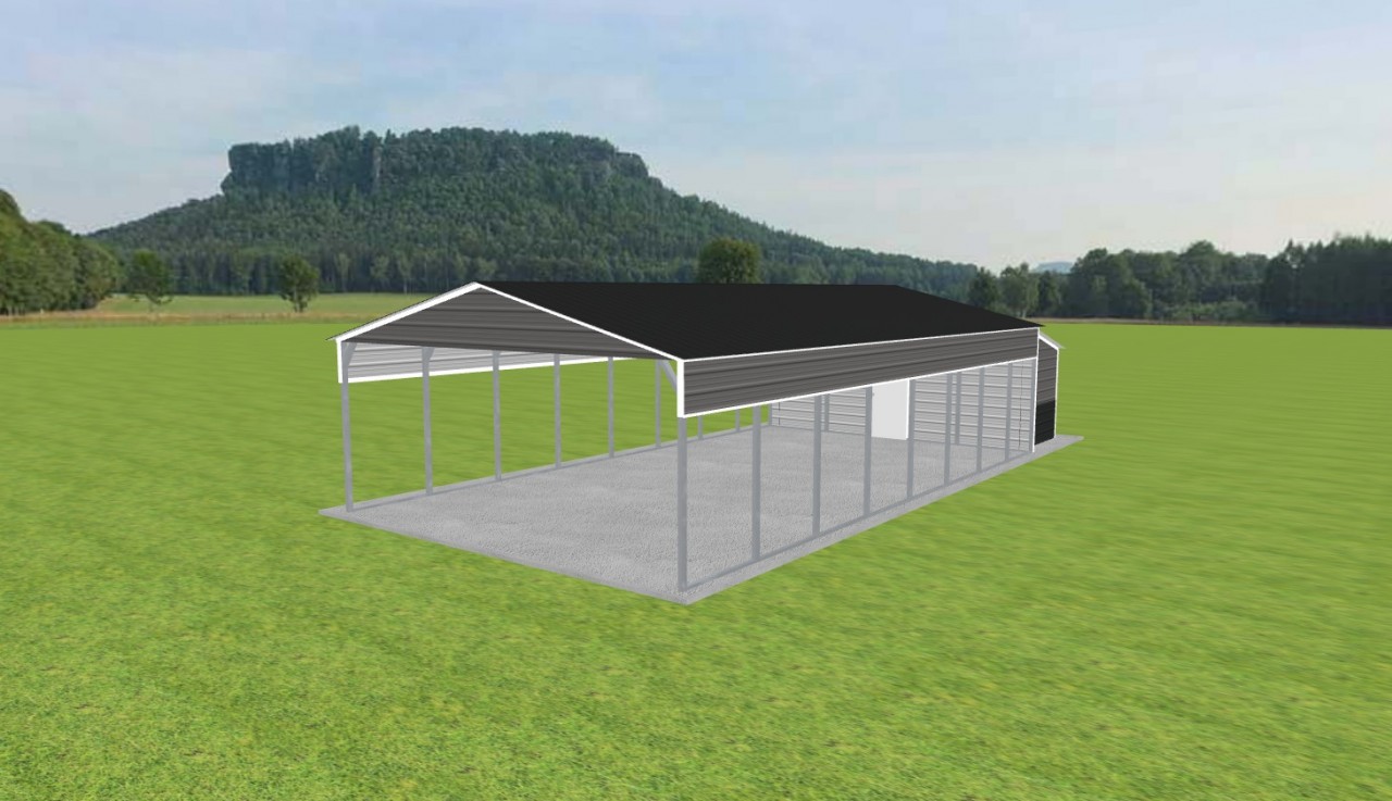 Carport with Storage 22 x 40 x 9 — photo 1