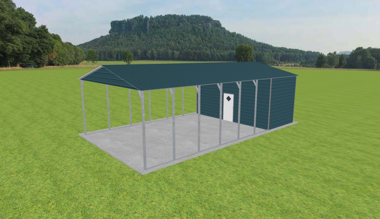 Carport with Storage 22 x 40 x 11 — photo 1