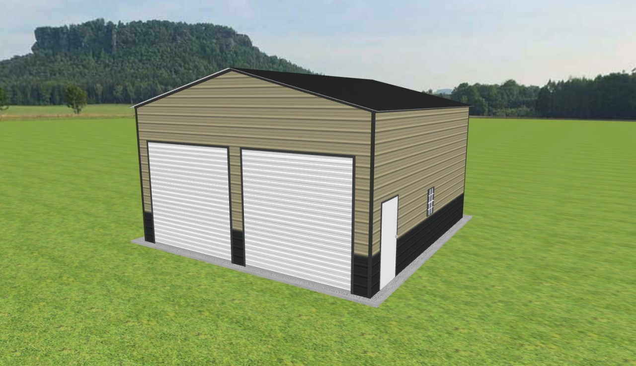 2 Car Garage 24 x 25 x 13 — photo 1