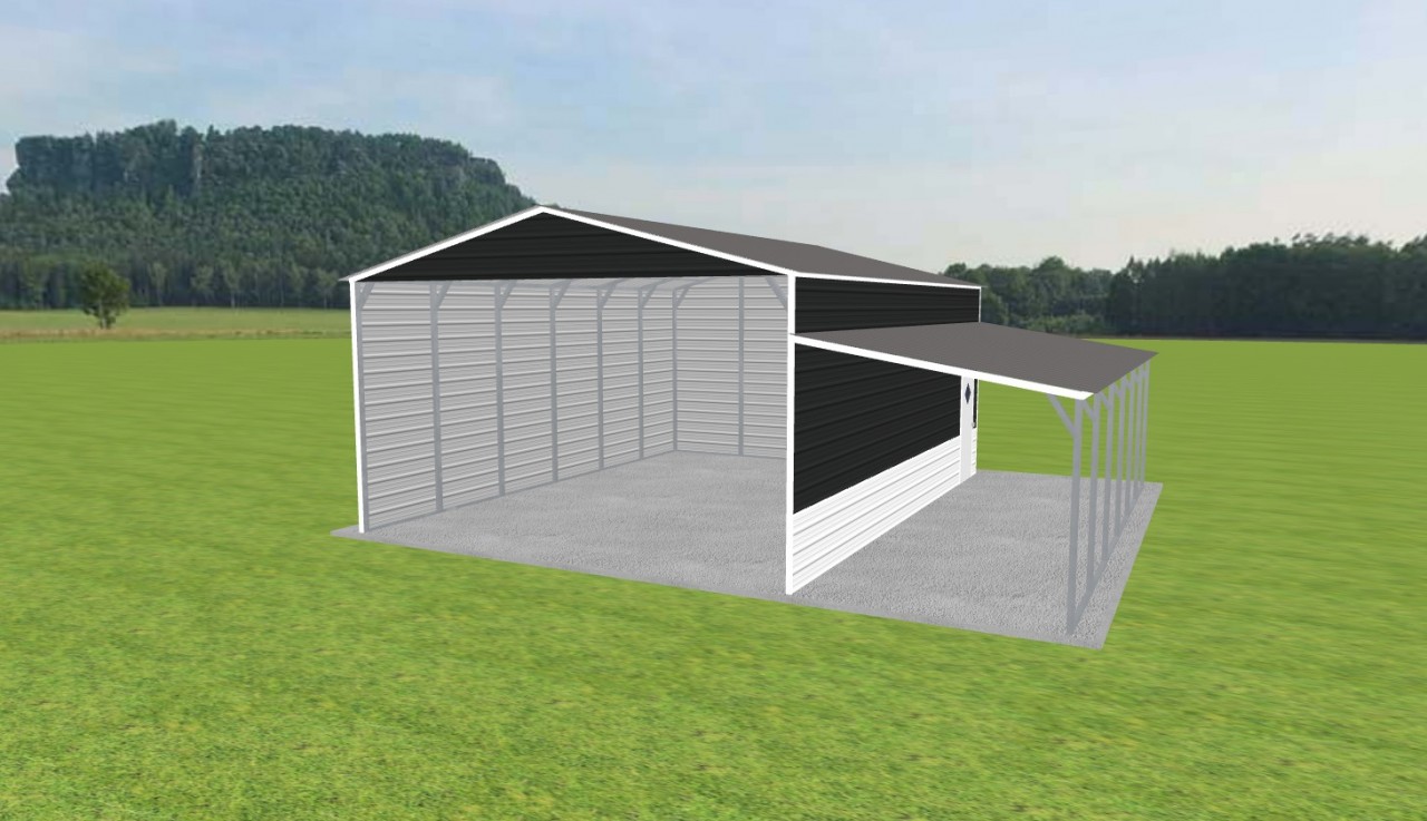2 Car Carport 22 x 30 x 12 — photo 1