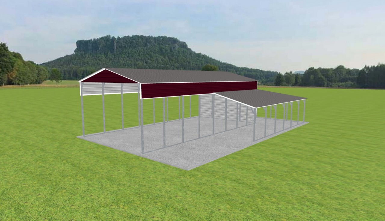 Carport with Storage 20 x 40 x 12 — photo 1