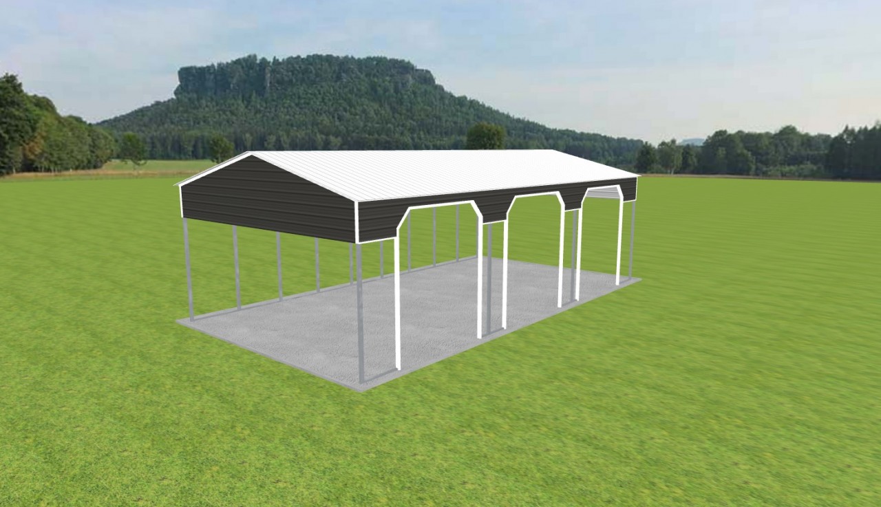 3 Car Carport 24 x 45 x 13 — photo 1