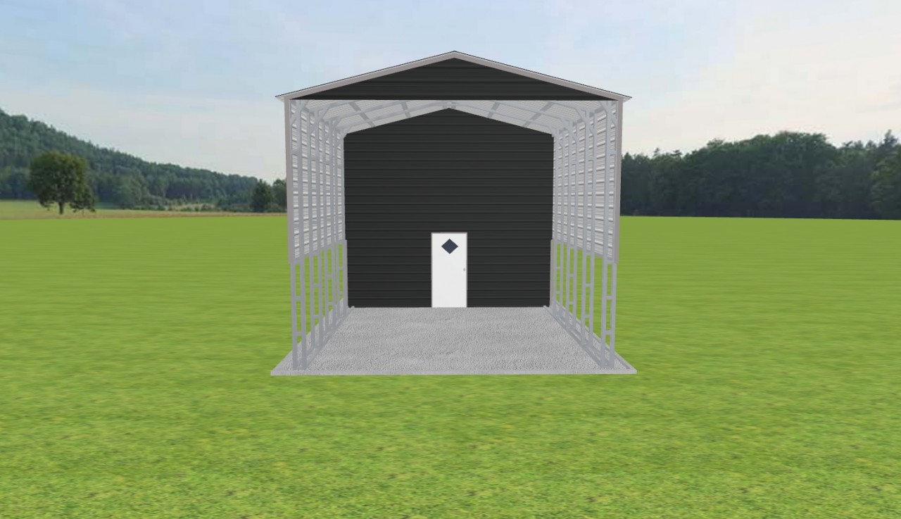 Carport with Storage 18 x 25 x 15 — photo 1
