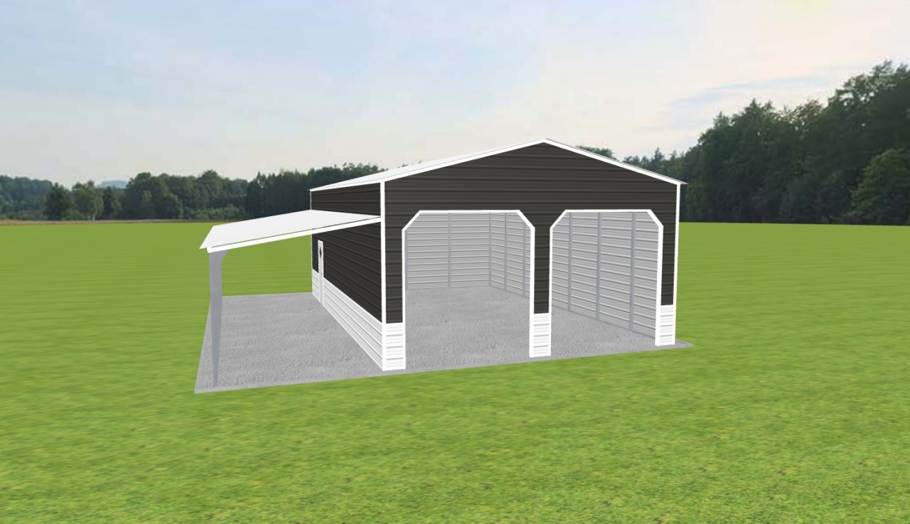 2 Car Carport 22 x 35 x 12 — photo 1