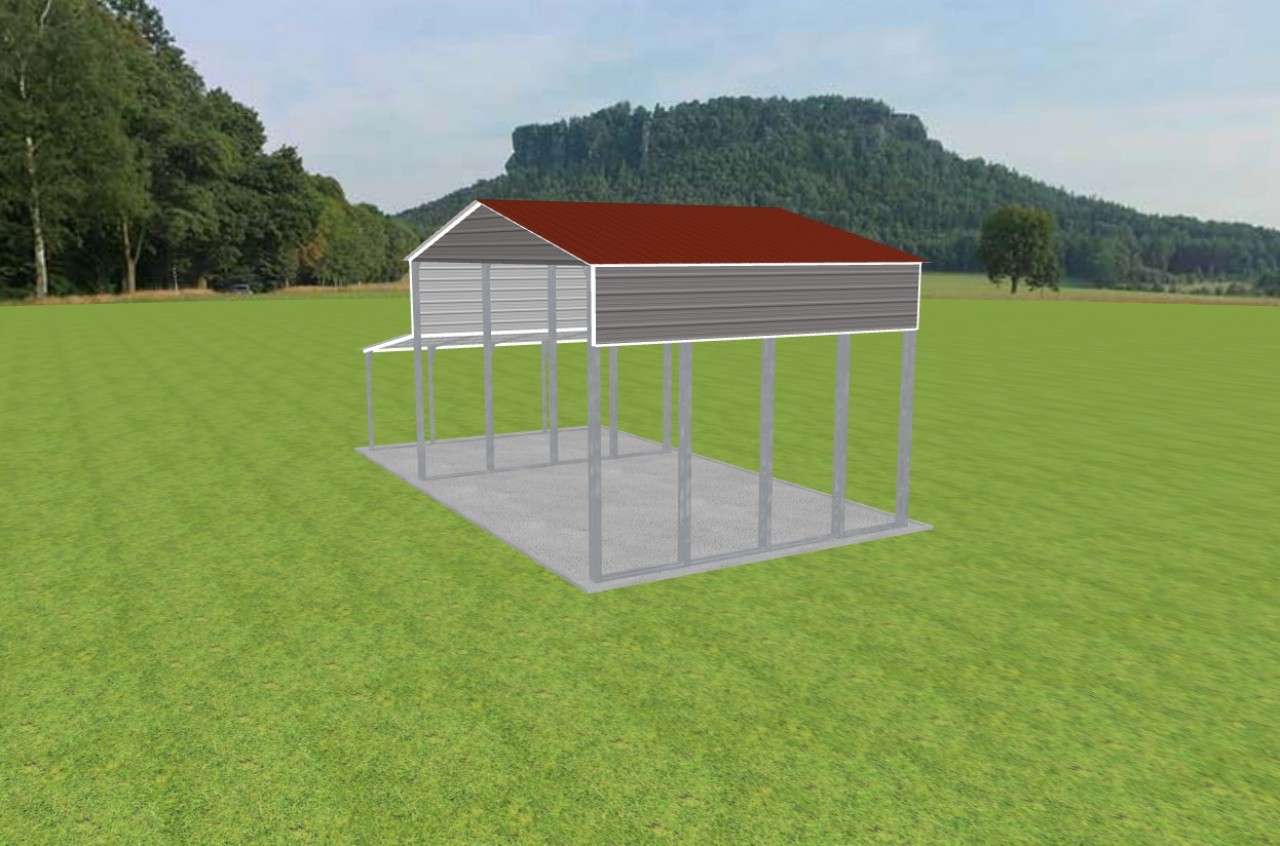 3 Car Carport 26 x 20 x 15 — photo 1