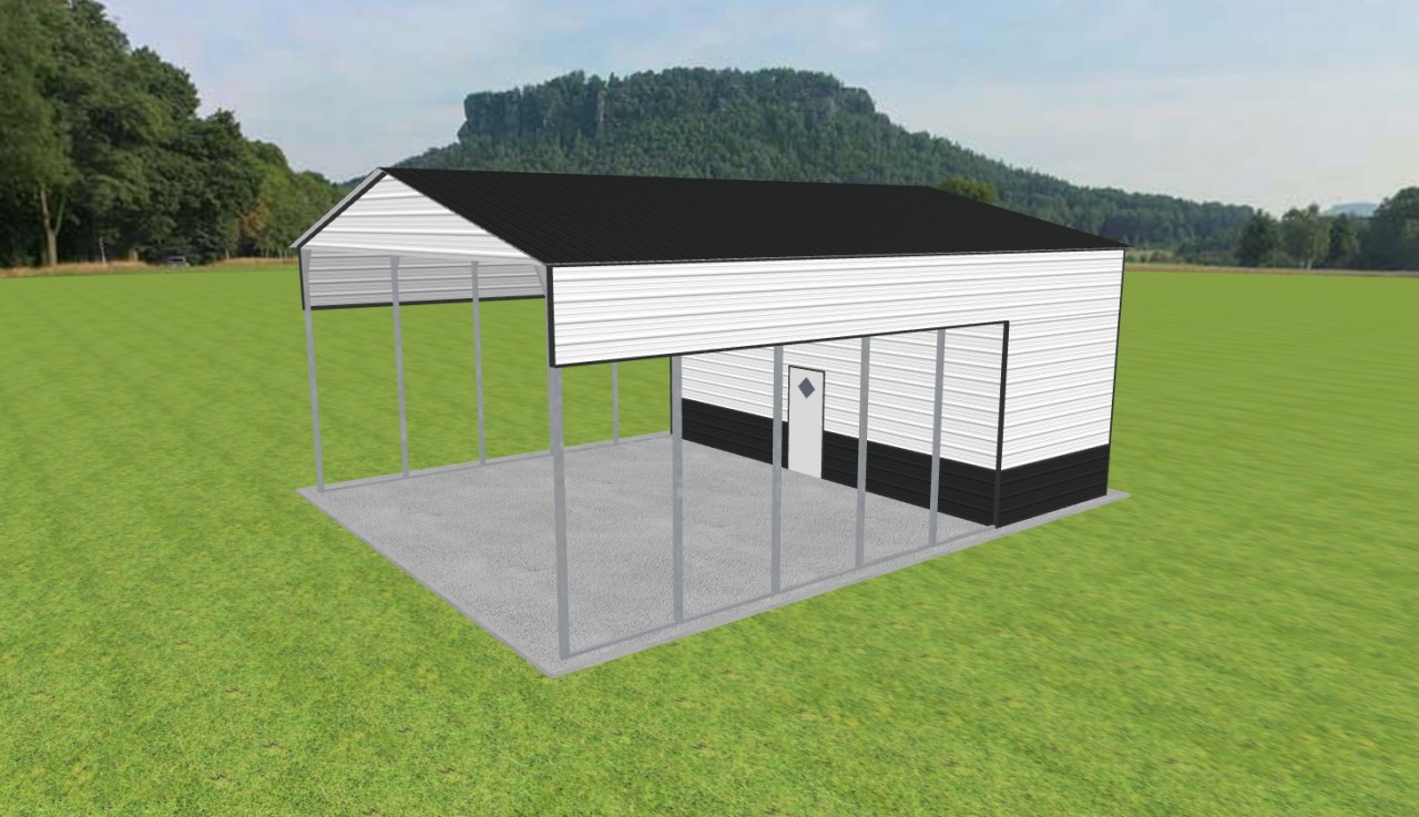 Carport with Storage 28 x 35 x 14 — photo 1