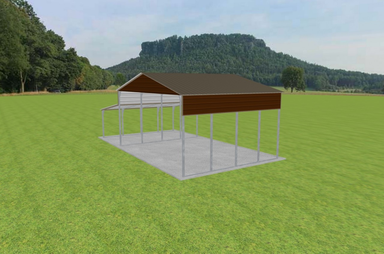 3 Car Carport 26 x 20 x 12 — photo 1