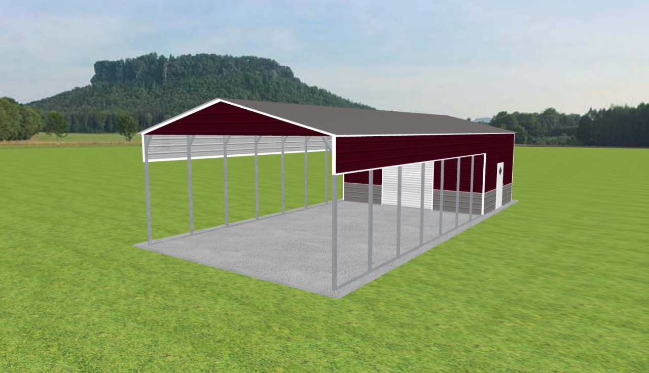 Carport with Storage 22 x 50 x 11 — photo 1