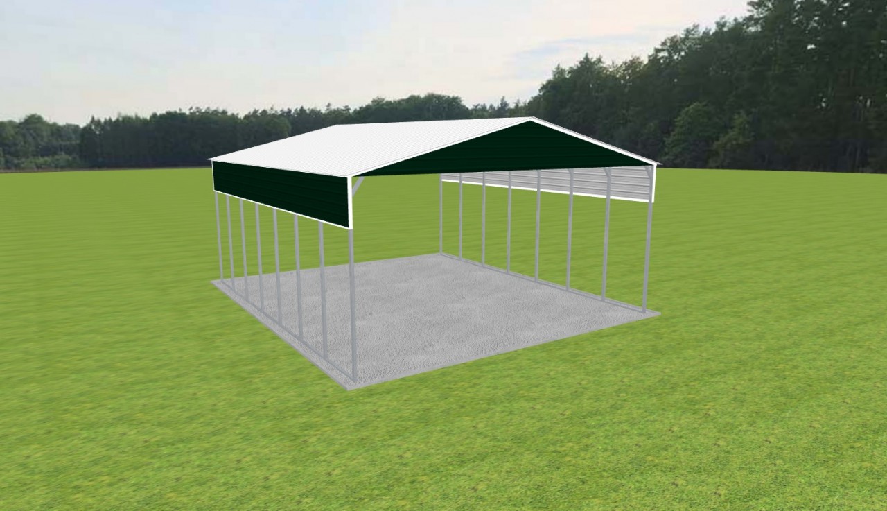 3 Car Carport 30 x 35 x 14 — photo 1